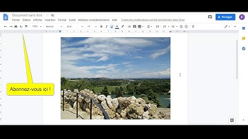 GDocs - Insérer et rogner une image