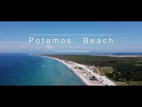 Potamos Beach by Zagourtzinis Vasilis  #greece #Travel #Drone #Landscape​​ #Epanomi #Potamos #dji