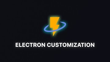 Change Icon and Title: Electron Customization