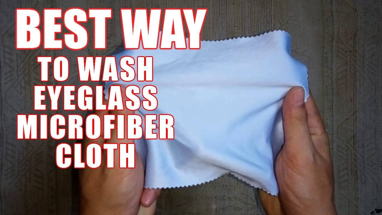 How to Wash Microfiber Cloth for Glasses #shorts 