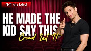 He Made The Kid Say THIS… Crowd LOST IT 💀😂 | Matt Rife Latest Net Worth