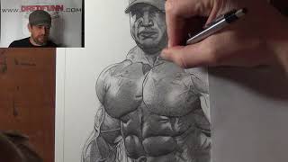 Big Ramy A Dredfunn Mechanical Pencil Portrait