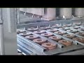 Paper core plug machine automatic taking out, less labor request.