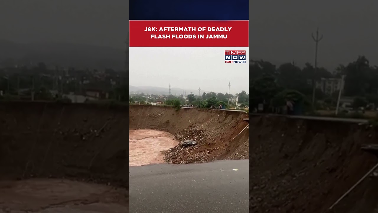 Aftermath Of Deadly Flash Flood In Jammu, At Least 32 People Dead, Many Missing In Landslide #shorts