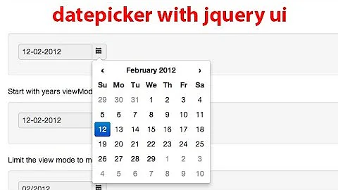 jquery datepicker tutorial