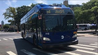 [MTA]: Bay Ridge / Narrows Av Bound 2017 XN40 Xcelsior [#772] B4 Bus @ Avenue Z & Ocean Parkway