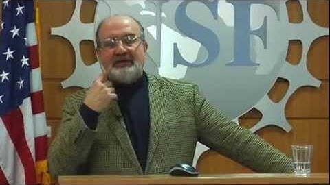 Nassim Taleb lectures at National Science Foundation