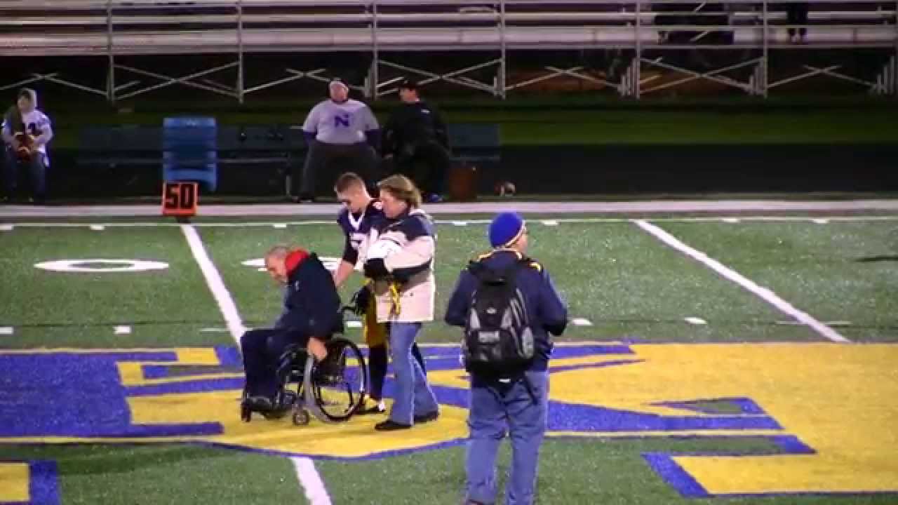 kettle moraine high school (last football game) pregame senior
