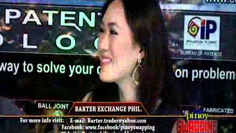 Ms. Valerie Ong promoting Sunnywood Farms - Barter...
