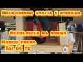 meccanismo salita e discesa banco fresa fai da te  tutorial completo