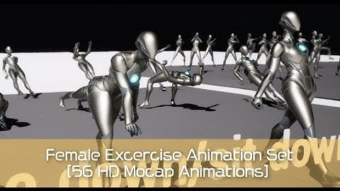 [UE5.x][56 HD Mocap Animations] Female Exercise Animation Set