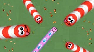 WORMSZONE.IO BIGGEST SLITHER SNAKE TOP 01 / Epic Worms Zone 6.4MILL! #23 screenshot 5