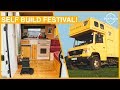 10 Custom Self Build VAN Tours! Camp Quirky 2018 - Van Life Festival 🚌