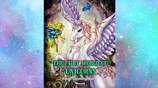 Adult coloring books: The Fairy World of Unicorns screenshot 5