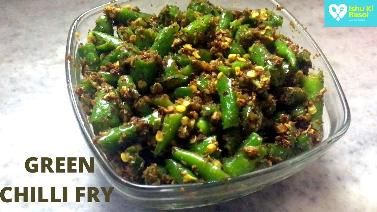 Green Chilli Fry Simple and Tasty Mirchi Fry Recipe Quick And Easy