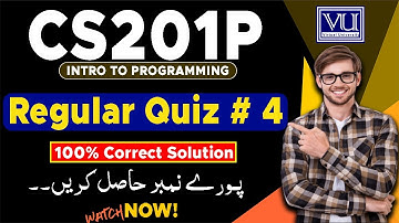 CS201p Regular Quiz # 4 Solution 2023 - Live attempt By the Merciful Academy