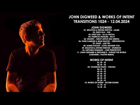 JOHN DIGWEED (UK) & WORKS OF INTENT (UK) @ Transitions 1024 12.04.2024