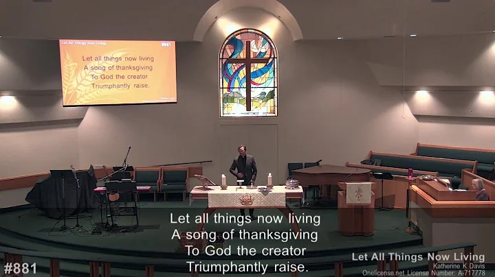 Thanksgiving Eve Worship - November 26, 2025