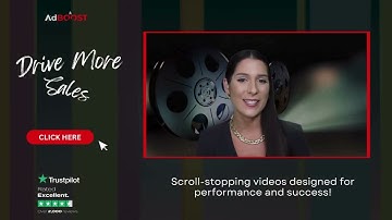 Drive More Sales: Scroll-stopping videos designed for performance and success with | Ad Boost