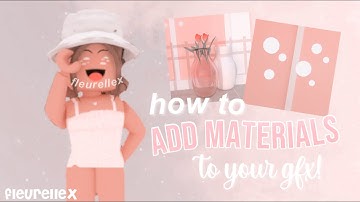 how to add materials to your roblox gfx! || glass, gloss, glow! (blender 2.79) || fleurellex ♡