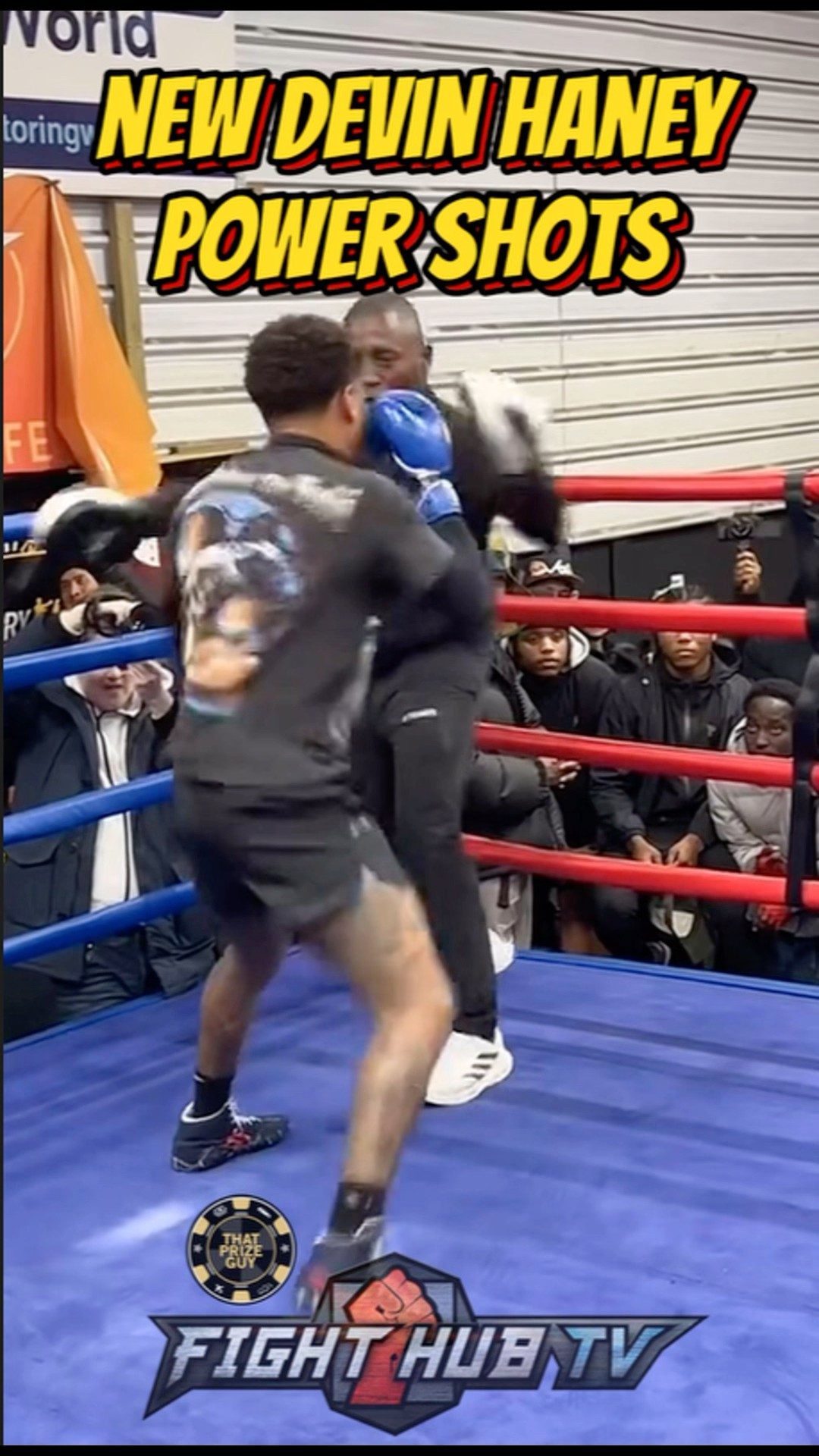 Devin Haney SHOWS NEW left hook POWER ahead of comeback fight!