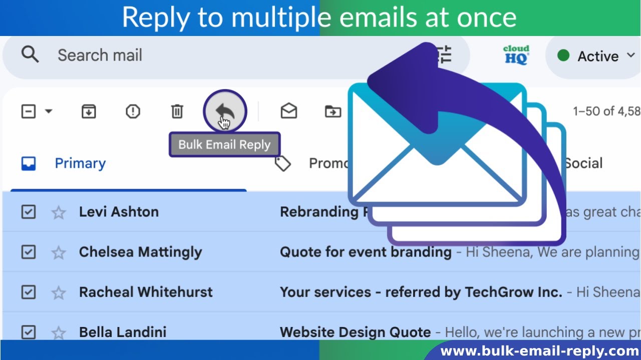 How to reply to multiple emails at once in Gmail - YouTube