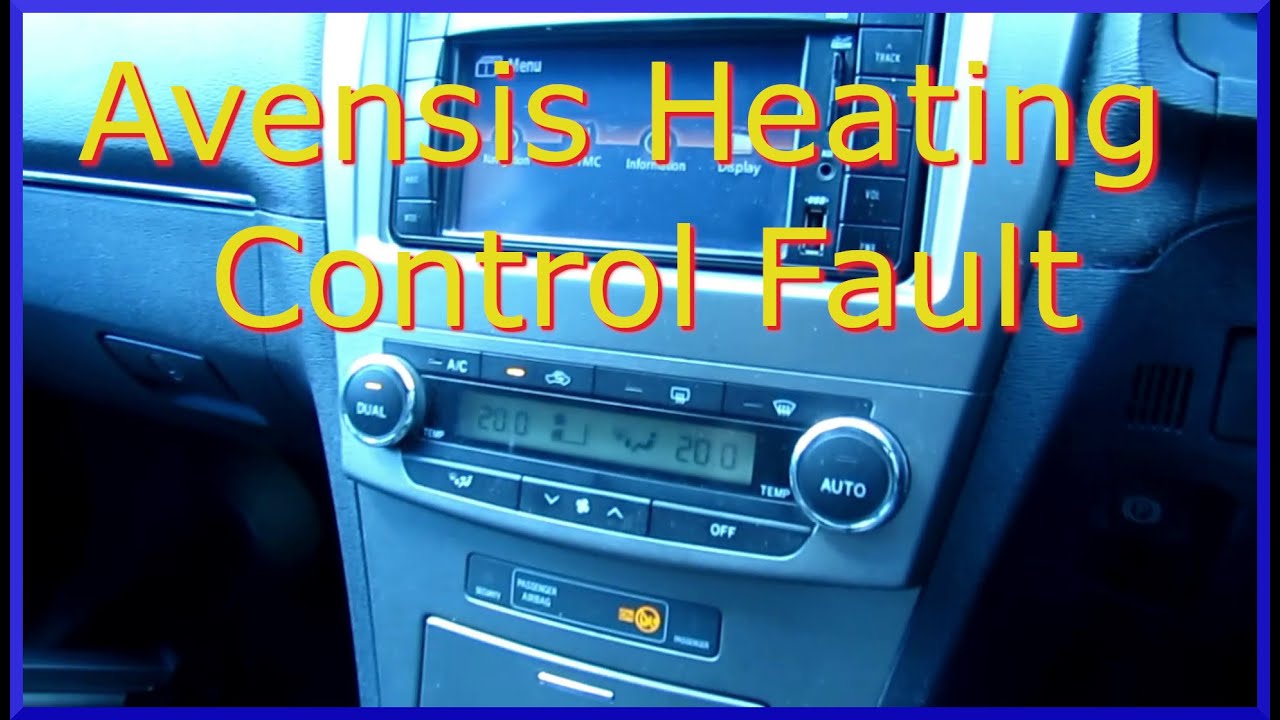 У Toyota Avensis 2010 года выпуска неисправен блок управления отопителем. Можно ли это исправить?
