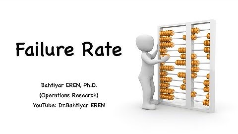 5. Failure Rate for Repairable and Non Repairable Items