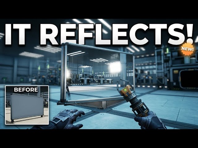 Epic Satisfactory Builds: Create a Working Mirror Instantly!