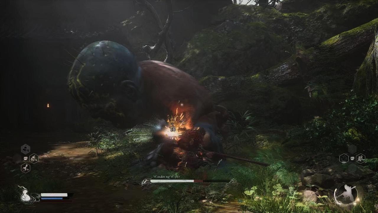 Black Myth Wukong Pt4 Finally Beat The Blue Big Headed Baby Youtube