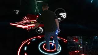 Beat Saber - Kinect VR Test 2 - This Is Me - The Greatest Showman (with inVR view)