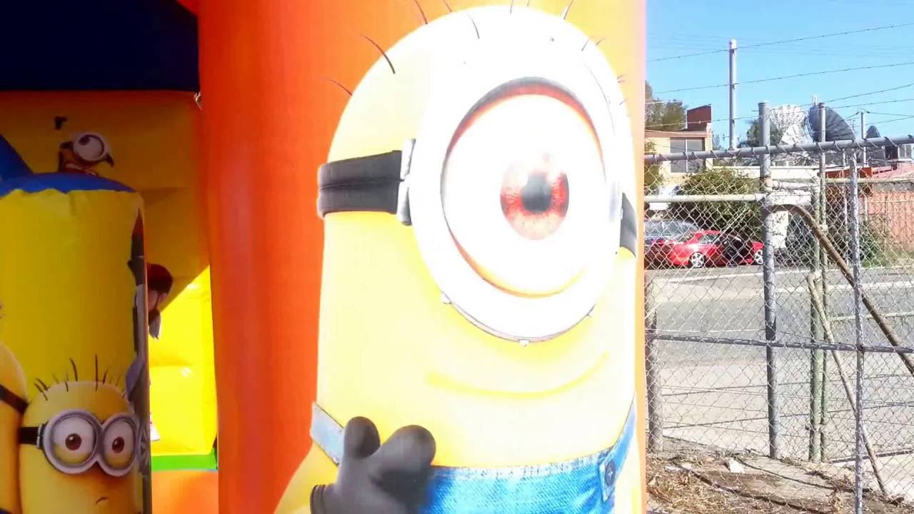 E Combo Minions Bouncy Castle