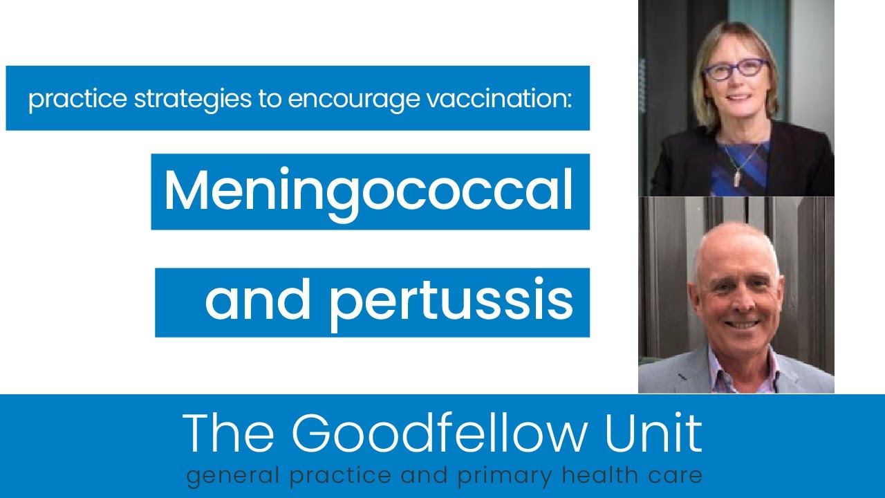 Meningococcal disease and whooping cough in infants