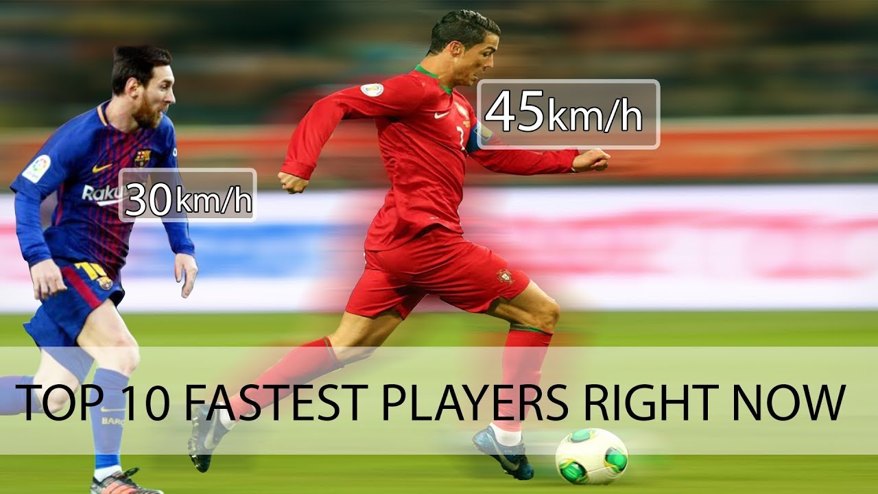 Top 10 Fastest Football Players in the World (Right now) YouTube