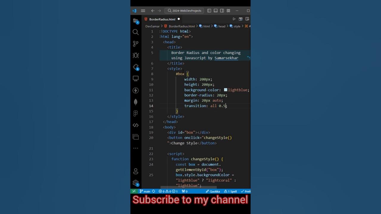 🤔How you can create a box with border radius and color changing using ...