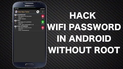 How to hack wifi password/key on Android phone without root easy 2017 2018 100% working method