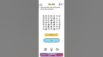 brain out Level -56-find out the rule and write  down the answer