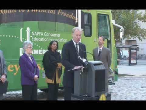 Your Money Bus Baltimore Press Conference - Maryland State Comptroller Peter Franchot