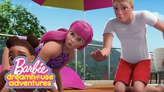 Мультик Телефон падает в бассейн Barbie Dreamhouse Adventures BarbieRussia 3