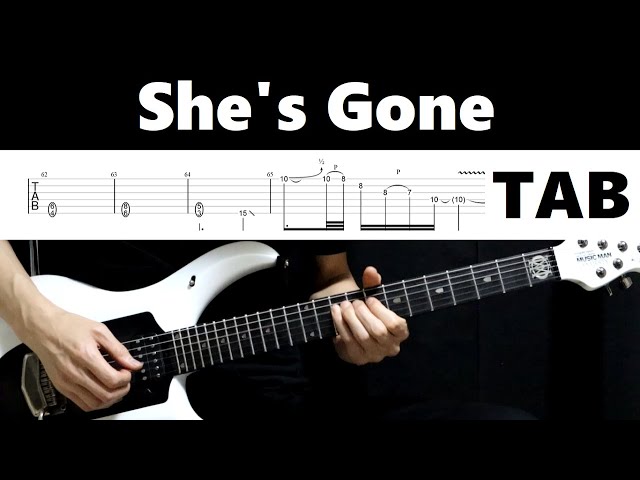 Steelheart - She's Gone (guitar cover with tab) class=