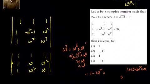 IIT JEE mains 2017 - Cube roots of unity problem