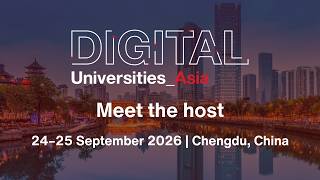 Digital Universities Asia 2026: Welcome from UESTC's President Professor Jun Hu
