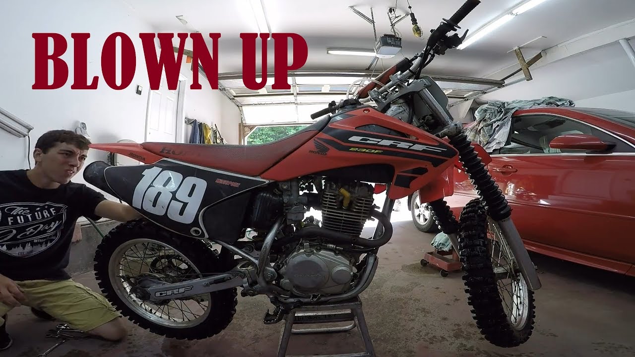 Crf 230 Rebuild #2 - YouTube