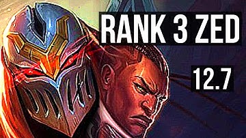 ZED vs LUCIAN (MID) | Rank 3 Zed, 6 solo kills, 400+ games | BR Challenger | 12.7