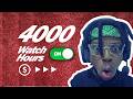 How To Get 4000 Watch Hours Extremely Fast