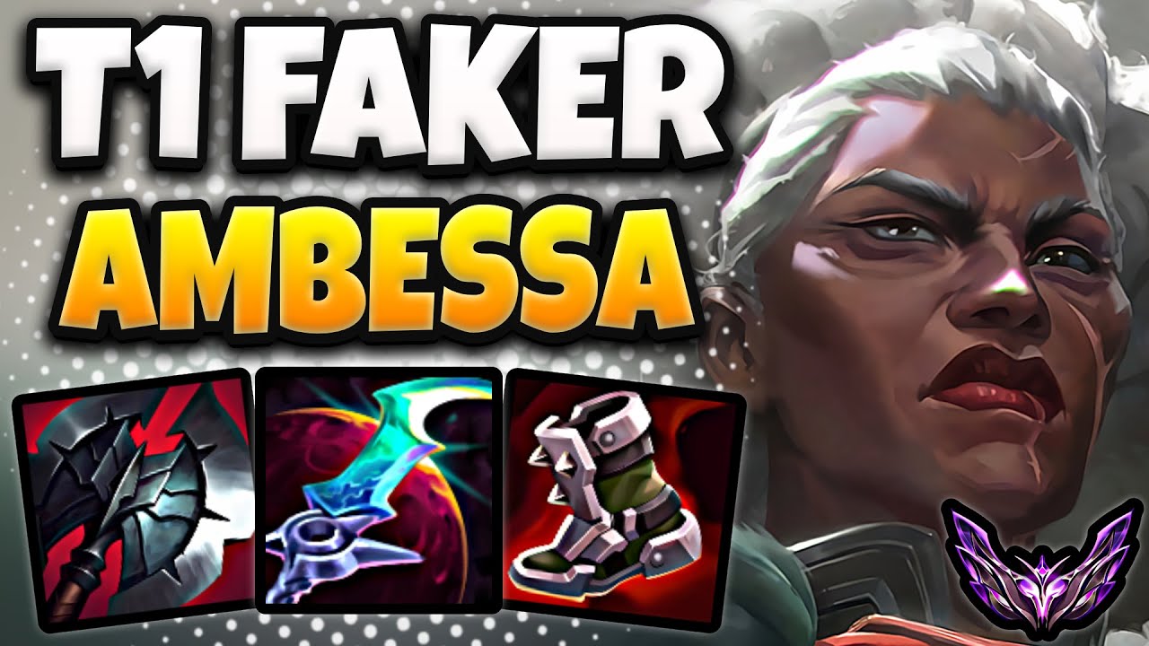 T1 Faker Ambessa vs Rumble [ MID ] Korea Master Patch 25.16