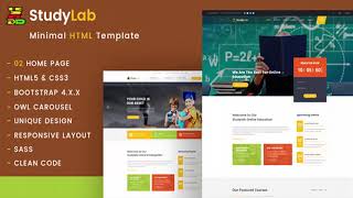 Studylab - Kid & Online Education HTML Template | Themeforest Website Templates and Themes
