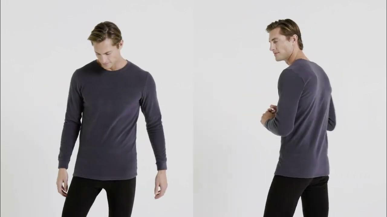 32 Degrees Heavyweight Fleece Baselayer Crew Top YouTube