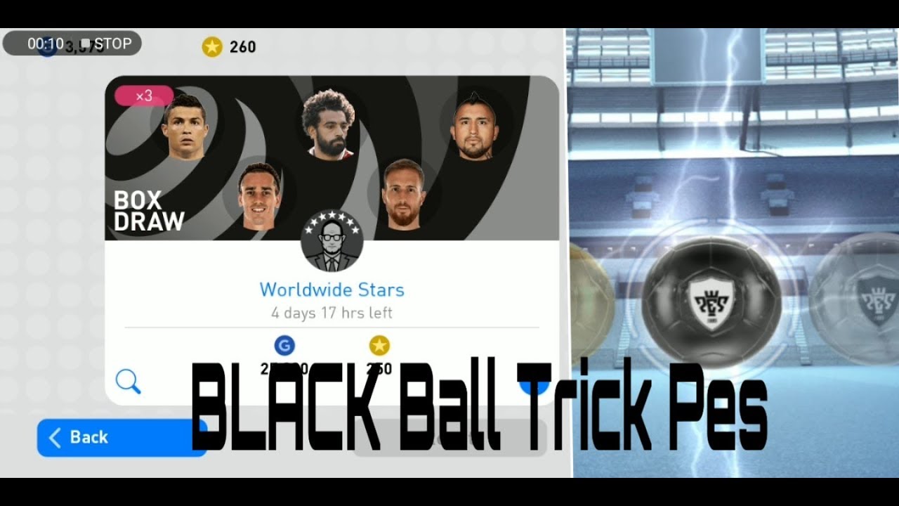 Worldwide Stars Black Ball Trick Pes 2019
