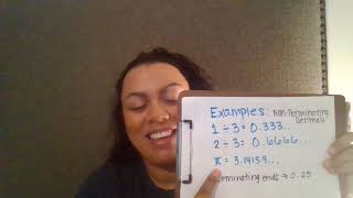 Non-terminating Decimals GCU Math-150 Final Project Lesson Plan